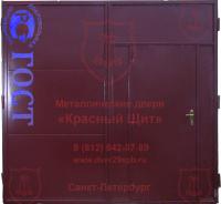 Противопожарные ворота с ДОБРОВОЛЬНЫМ сертификатом с калиткой