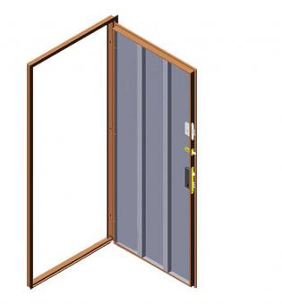 Типы конструкций металлических дверей