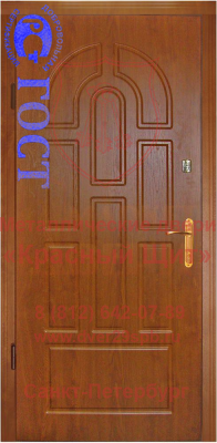 Дверь 3-2-2 (2-2-2) с отделкой с двух сторон