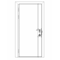 ДС8: Защитная дверь класса V-Бр4 (автомат Калашникова) по ГОСТ Р 51113-98